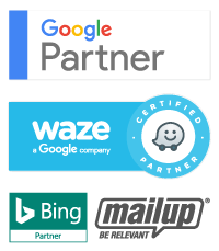COM&C è partner Google, Waze e Bing e rivenditore ufficiale dei servizi MailUp